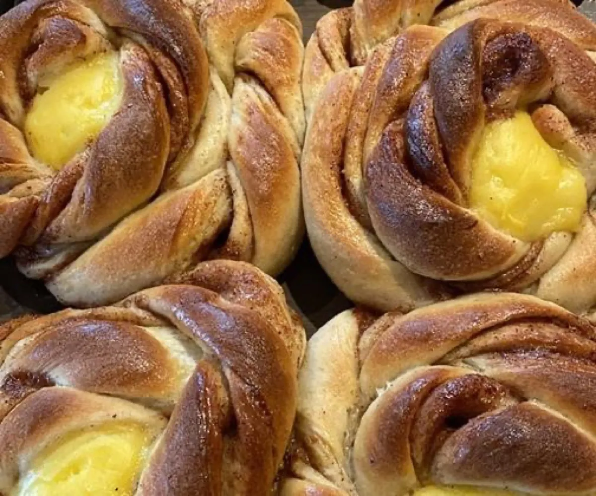 Søte kanelknuter fra Landøy Brød & Pizza i Mandal